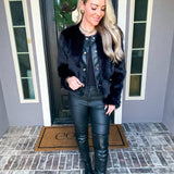 Noir Luxe Fur Coat