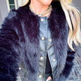 Noir Luxe Fur Coat