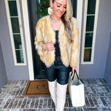 Aspen Heiress Fur Jeweled Coat