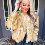Aspen Heiress Fur Jeweled Coat
