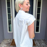 Fifth Avenue Sparkle Tie Blouse
