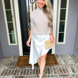 Liquid Luxury Satin Skirt