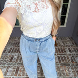 Sidewalk Runway Denim Balloon Pant