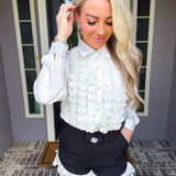 Sidewalk Supermodel Rose Blouse