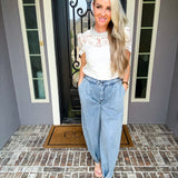 Sidewalk Runway Denim Balloon Pant