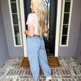 Sidewalk Runway Denim Balloon Pant