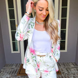 Soft Romance Flower Shorts