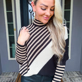 Spotted On Fifth Mockneck Top