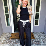 Retro Luxe Black Top