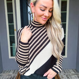 Spotted On Fifth Mockneck Top
