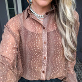 Fawn Over Me Bambi Print Blouse