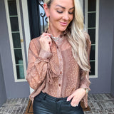 Fawn Over Me Bambi Print Blouse