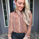Fawn Over Me Bambi Print Blouse