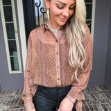 Fawn Over Me Bambi Print Blouse