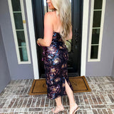 Petals After Dark Sequin Dress