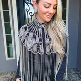 Jeweled Dynasty Overlay Top