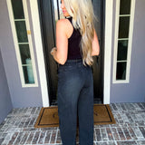 Retro Ease Black Barrel Jean