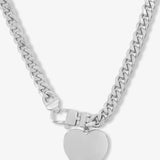 Julian XL Heart Cuban Chain Necklace