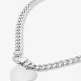 Julian XL Heart Cuban Chain Necklace