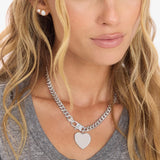 Julian XL Heart Cuban Chain Necklace