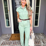 Wild Sage Utility Jumpsuit