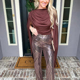 Starlit Holiday Sequin Pants