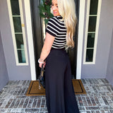 Palazzo Strolling Wide Leg Trousers