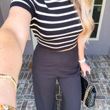 Palazzo Strolling Wide Leg Trousers