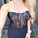 Belvedere Beauty Lace Corset Top