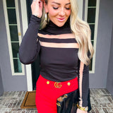 Brooklyn Night Sheer Top