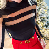 Brooklyn Night Sheer Top