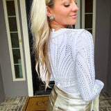 Silver Veil Jewel Bodysuit