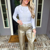 Broadway Glam Metallic Pants