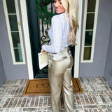 Broadway Glam Metallic Pants