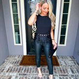 Kiss Of Bliss Fringe Top - Black
