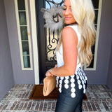 Kiss Of Bliss Fringe Top - White