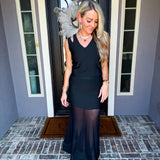 Noire Elegance Top