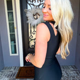 Noire Elegance Top