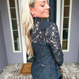 Eternal Midnight Lace Blazer