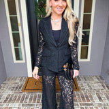 Eternal Midnight Lace Pants