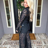 Eternal Midnight Lace Blazer