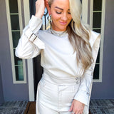 Style Influencer Scarf Top