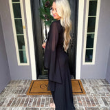 The Vanderbilt One Shoulder Gold Detail Dress
