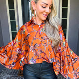 Saddle Society Batwing Blouse