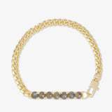 Julian Loves Labradorite Bracelet - Gold