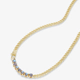 Julian Loves Labradorite Necklace 16" - Gold