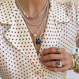 Julian Loves Labradorite Necklace 16" - Gold