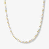 Grand Heiress Tennis Necklace - 18" - Gold