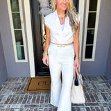 Pure Essence Cropped Blazer