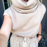 The En Style High Neck Sweatshirt